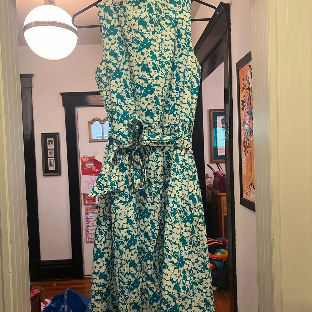 L.L.Bean Signature Lined Cotton A-Line Dress